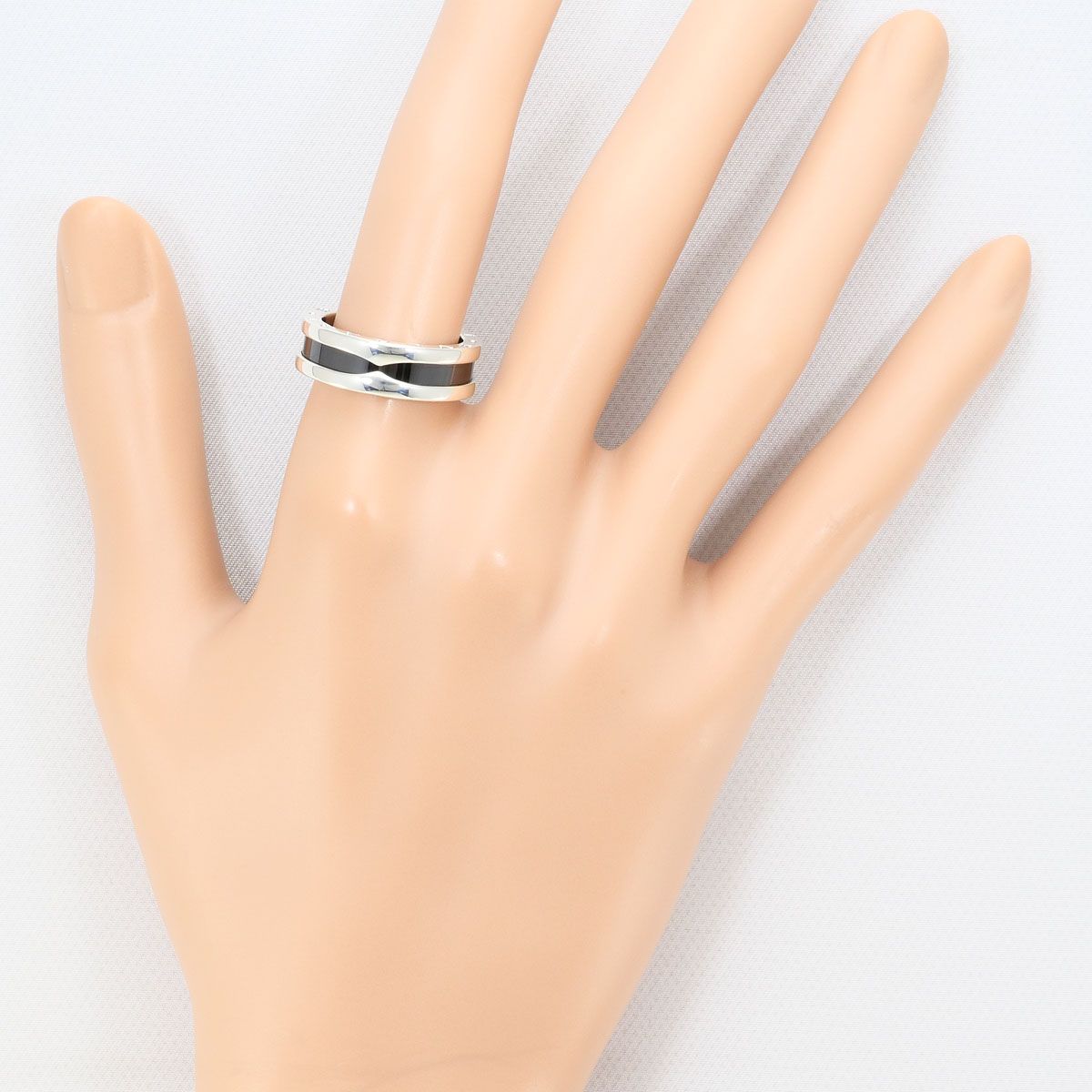ブルガリ BVLGARI セーブザチルドレン シルバー925 セラミック リング 