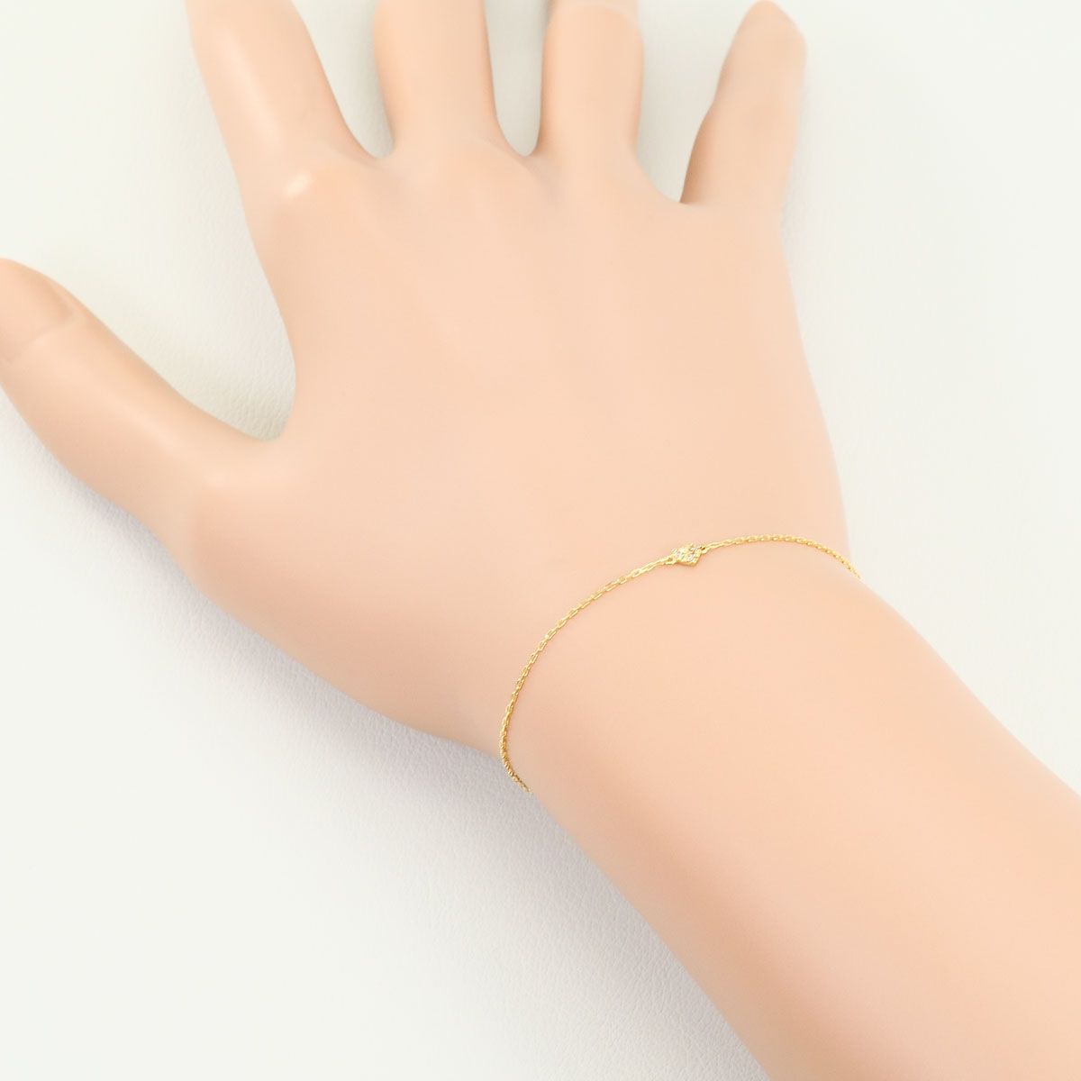 品質販売 ノジェス NOJESS K18 YG ダイヤモンド ブレスレット 18金