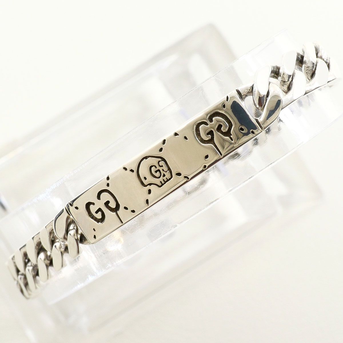 グッチ GUCCI ゴースト シルバー925 ブレスレット 総重量約18.6g 約