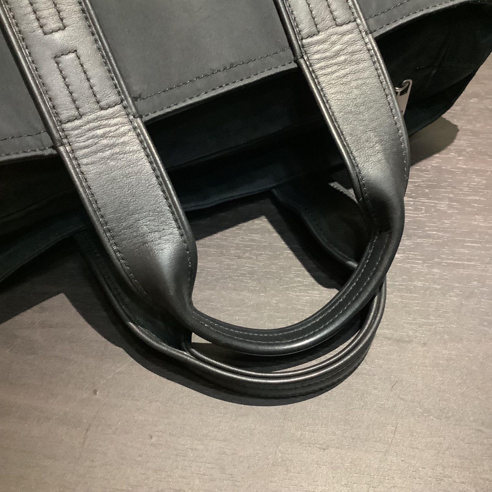 エルメス HERMES アカプルコ PM ハンドバッグ トートバッグ 黒 
