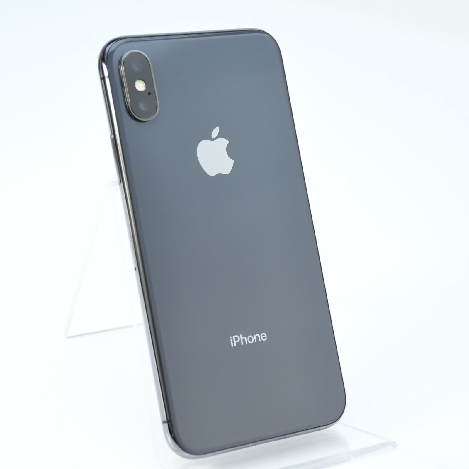 iPhone X 256GB スペースグレイ バッテリー100% - メルカリ