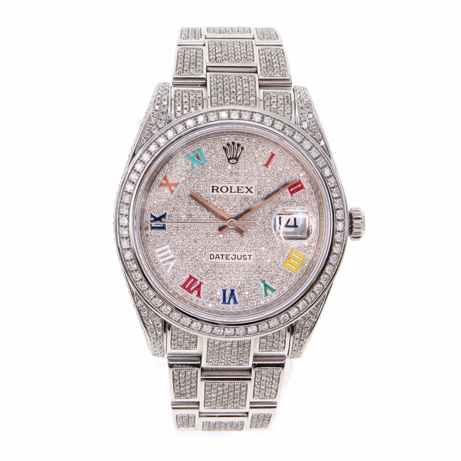 中古】ROLEX ロレックス 126300 デイトジャスト アフターダイヤ