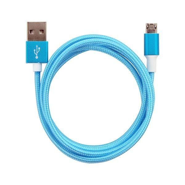 （まとめ） 両面マイクロUSBケーブル スカイブルー 1m AS-CASM023 〔×10セット〕 4,192円
