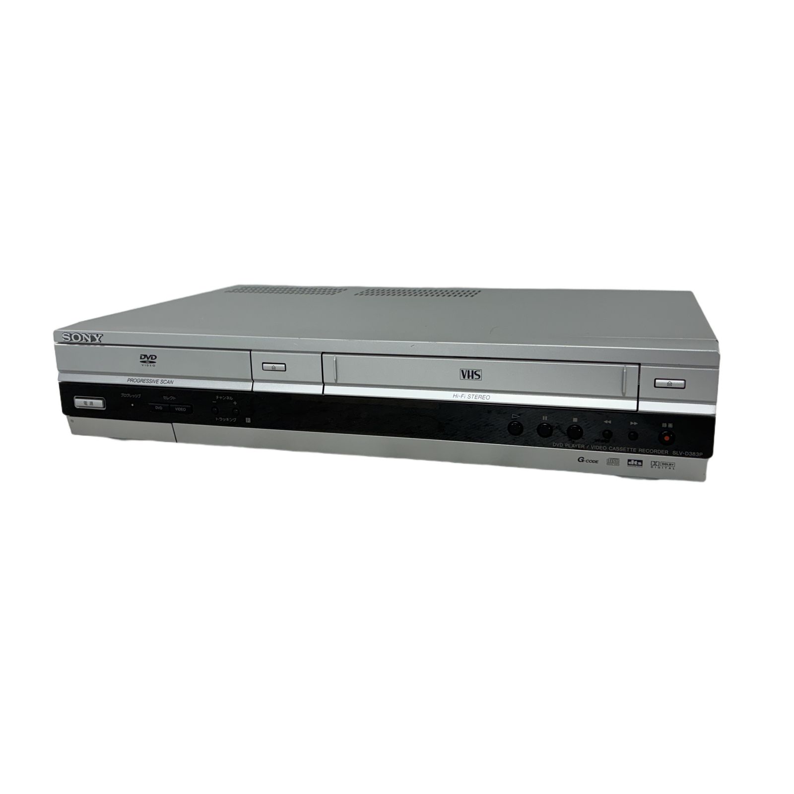 SONY SLV-D383P DVDプレーヤー ビデオカセットレコーダー VHS 2006年製 ソニー ジャンク W11190976