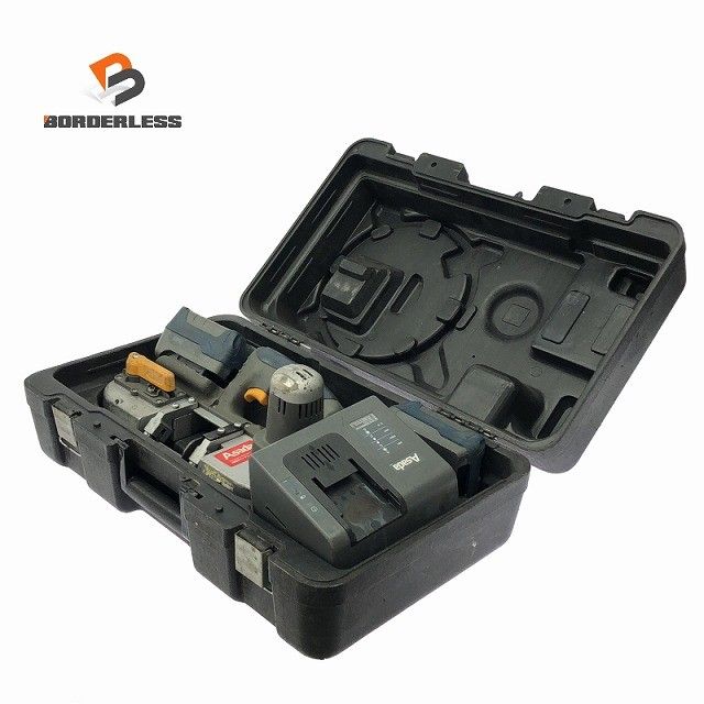 ☆中古品☆Asada アサダ 18V H60 Eco BH060 充電式 バンドソー バッテリー2個 充電器 ケース付126479