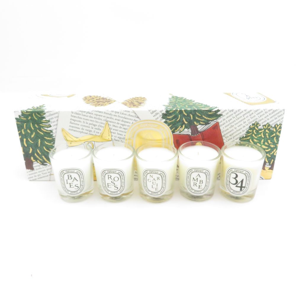 未使用 diptyque ディプティック ミニキャンドル セット キャンドル 35g×5 フレグランス 2025 ホリデー BM12545R2