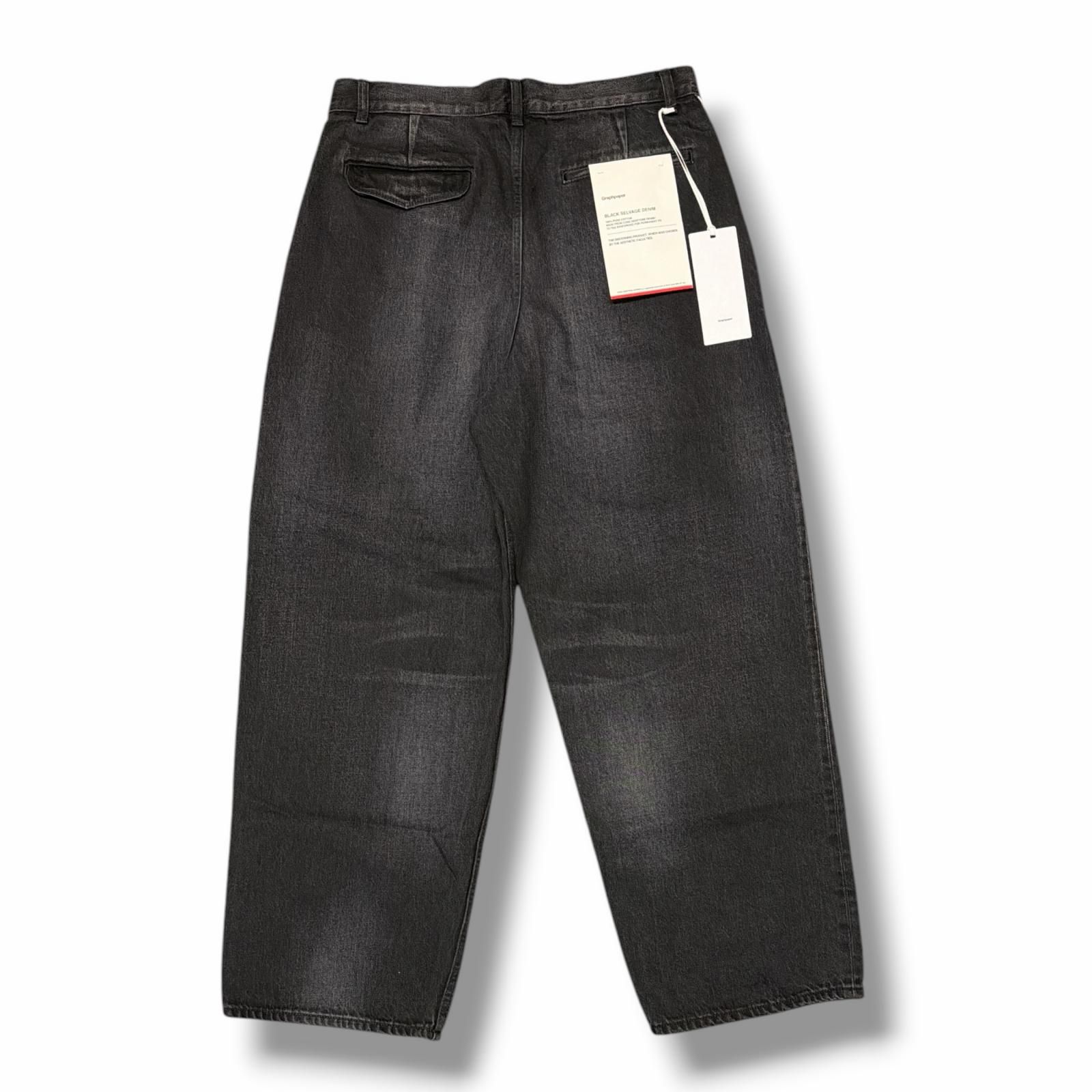 未使用 Graphpaper 26SS Selvage Denim Two Tuck Pants セルビッチ2