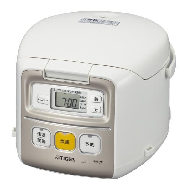 【中古】タイガー 小容量マイコン炊飯器 3合 ホワイト JAI-R550-W