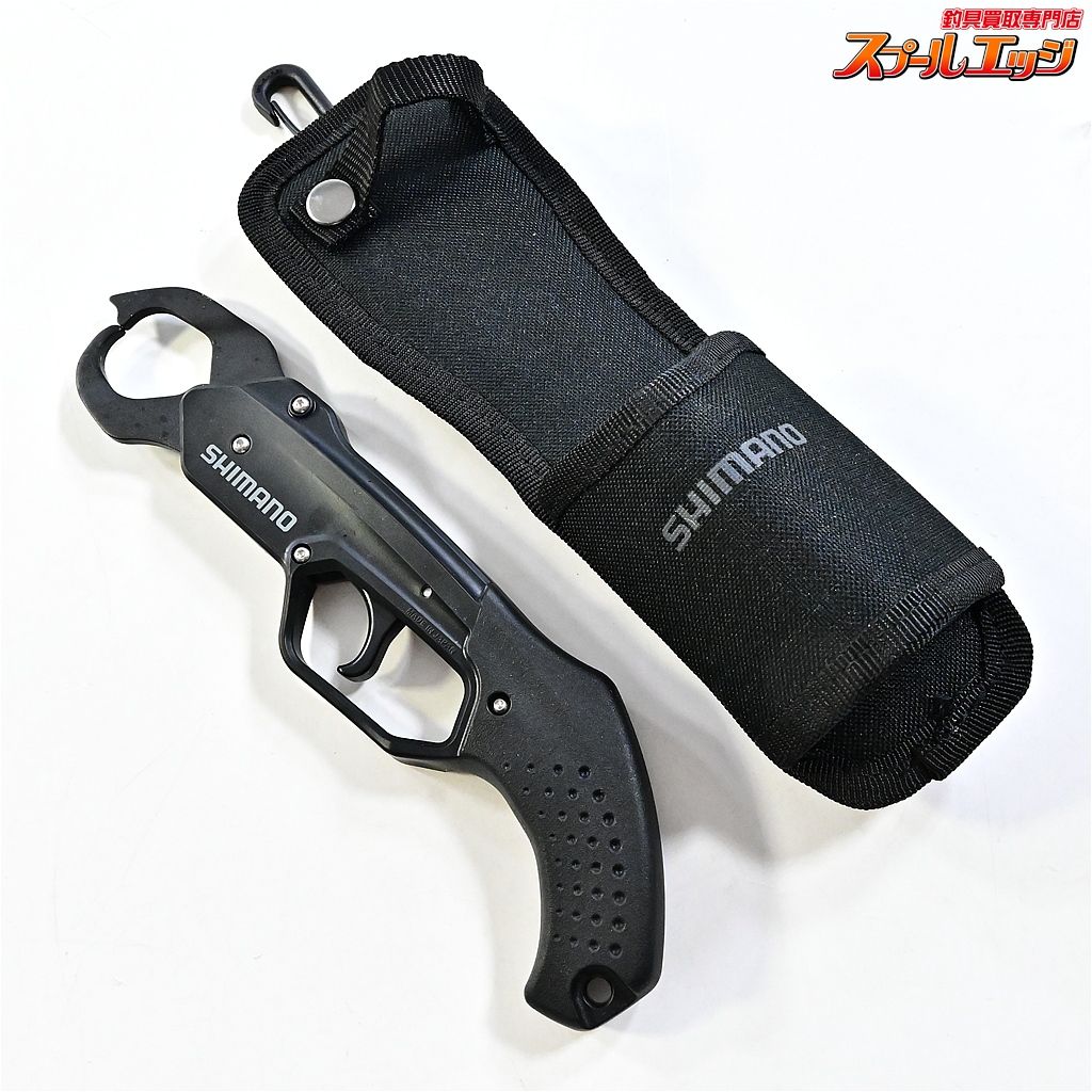 ★☆【シマノ】 フィッシュグリップR UE-302T ブラック ホルダーケース付 SHIMANO FISH-GRIP K_060★☆e09226