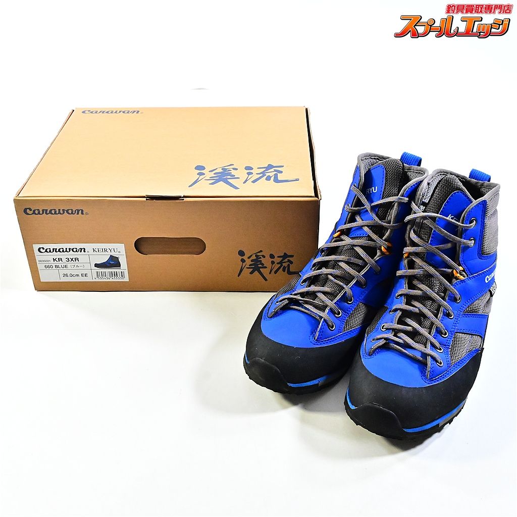 ★☆【キャラバン】 渓流 KR_3XR 660 ブルー サイズ26cm ウェーディングシューズ Caravan KEIRYU K_100★☆e09228