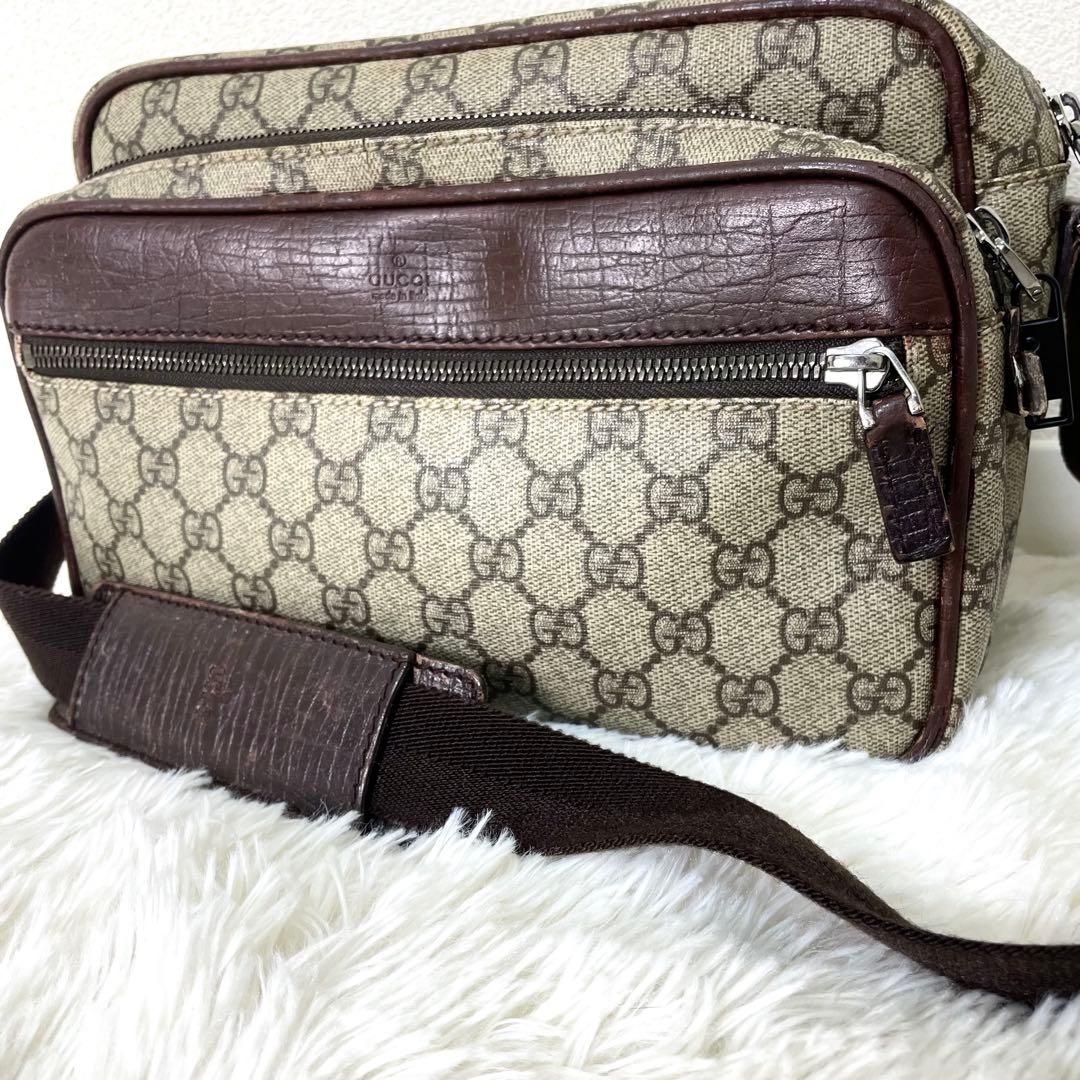 グッチ GUCCI ショルダーバッグ 114531 ブラウン レディース メンズ 