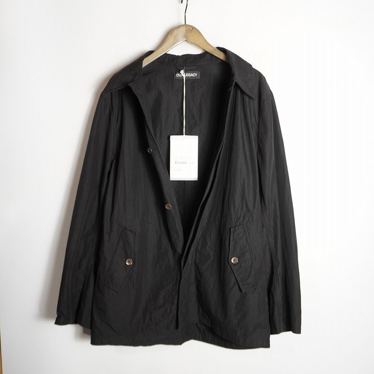 国内正規 25SS OUR LEGACY アワーレガシー LEAD JACKET Black Hiking