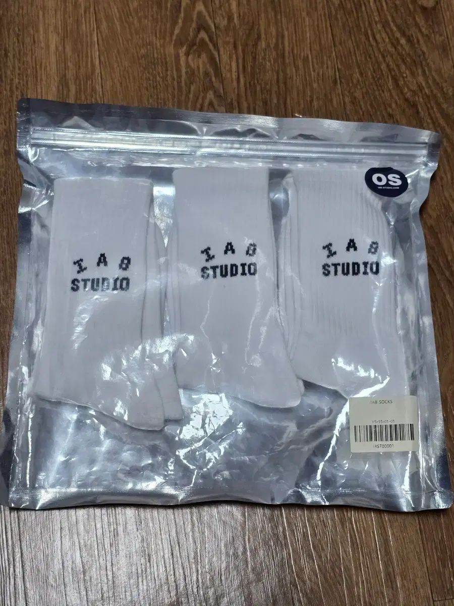 IAB Studio アイエプスタジオ 靴下 白 3個入