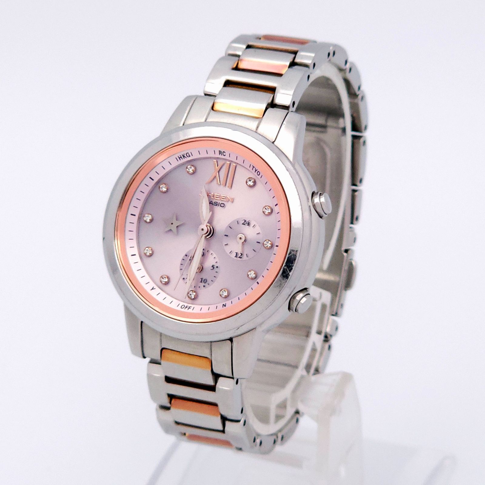 CASIO カシオ SHEEN SHE-7506 ソーラー電波 動作品 - メルカリ