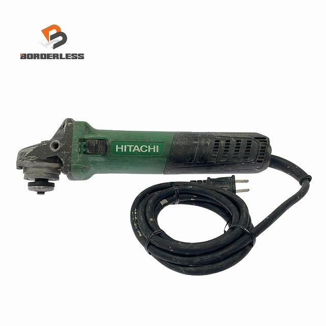 ☆中古品☆HITACHI 日立工機 100V 100mm 電子ディスクグラインダ G10VE 本体のみ 電動工具 研磨 研削126726