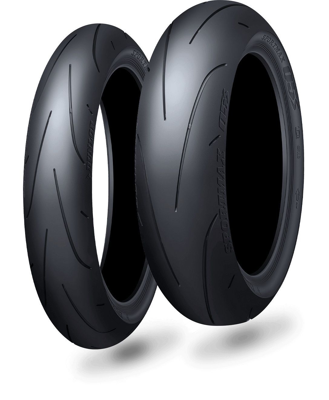 ダンロップ SPORTMAX Q5S 前後タイヤセット, 110/70ZR17 & 150/60ZR17, Ninja ZX-25R・NSR250R・TZR250・RGV250Γ対応