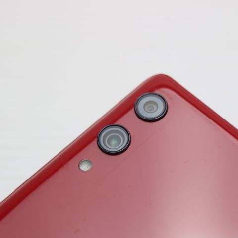 超美品 Rakuten Hand クリムゾンレッド 即日発送 スマホ 白ロム 楽天