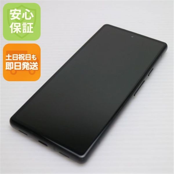 超美品 SIMフリー Google Pixel 6a チャコール スマホ 白ロム 土日祝