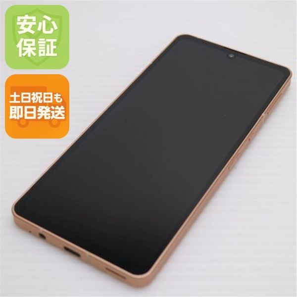 中古 SIMフリー AQUOS sense6 6GB 128GB SH-M19 ライトカッパー 本体