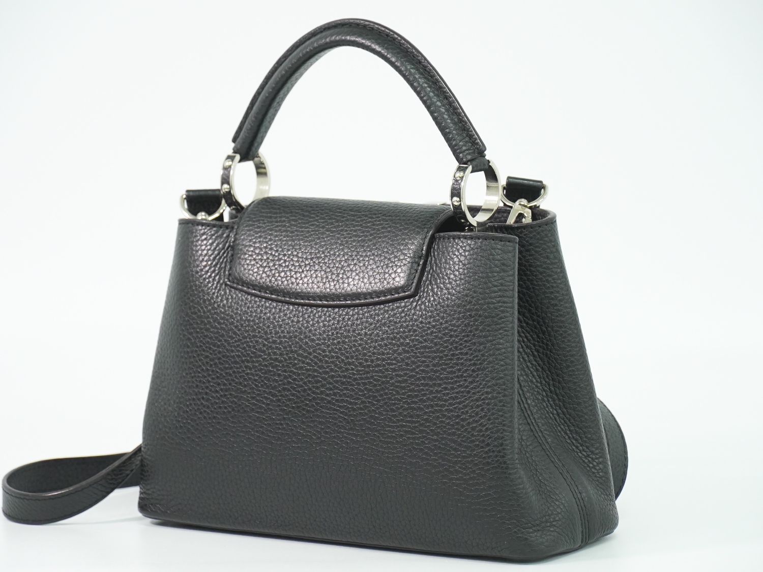 本物 ルイヴィトン LOUIS VUITTON LV カプシーヌ BB トリヨン レザー 