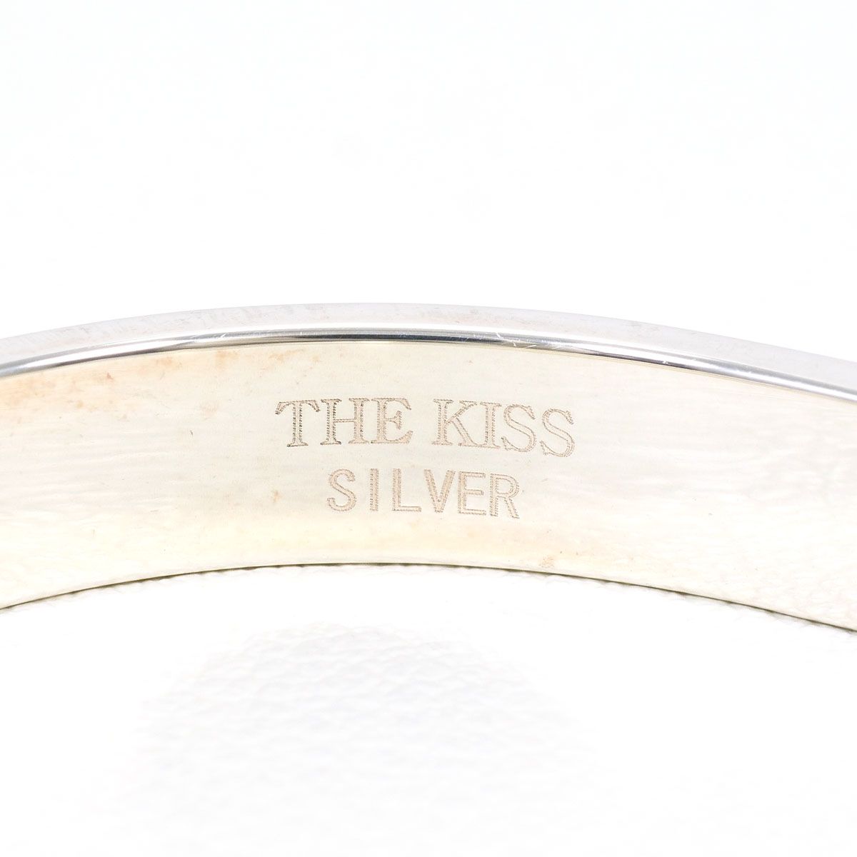 ザ・キッス THE KISS シルバー PGメッキ バングル 総重量約14.9g 