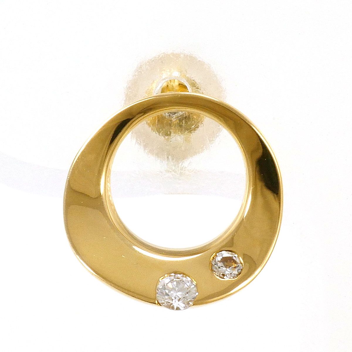 スタージュエリー STAR JEWELRY K18YG ピアス(片耳) ダイヤモンド 0.05 