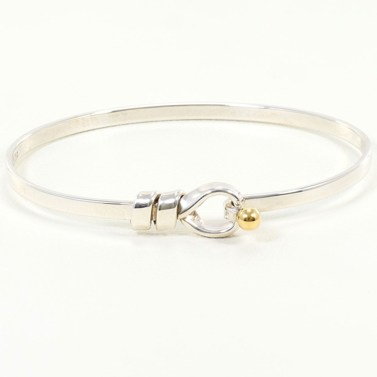 ティファニー TIFFANY&Co. ラブノット シルバー925 K18YG バングル 総重量約12.0g ジュエリー レディース