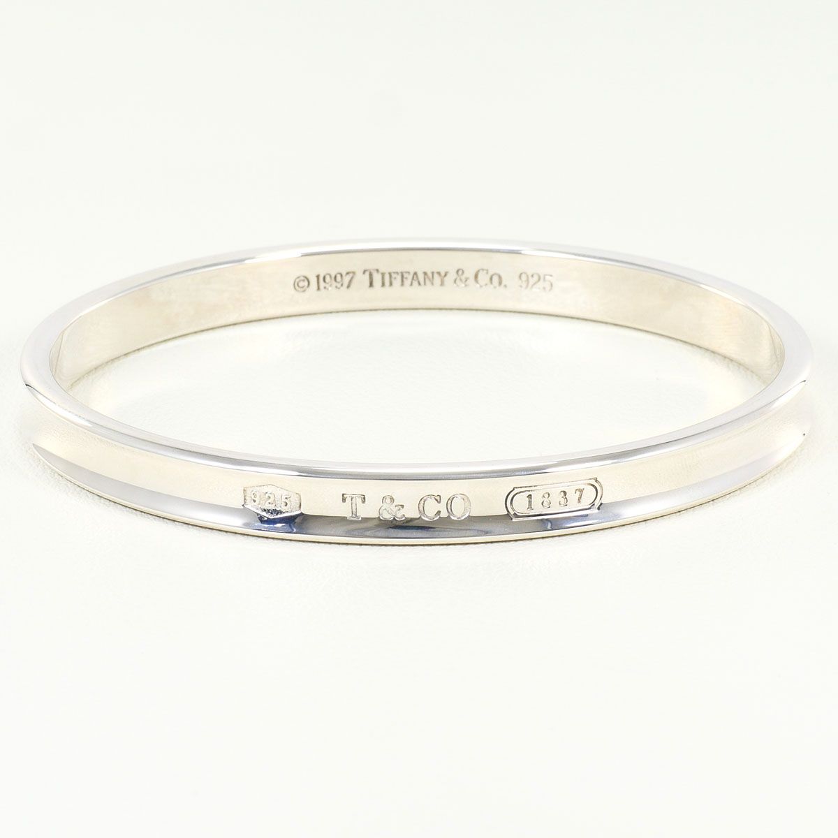 ティファニー TIFFANY&Co. 1837 シルバー925 バングル 総重量約34.0g ジュエリー レディース