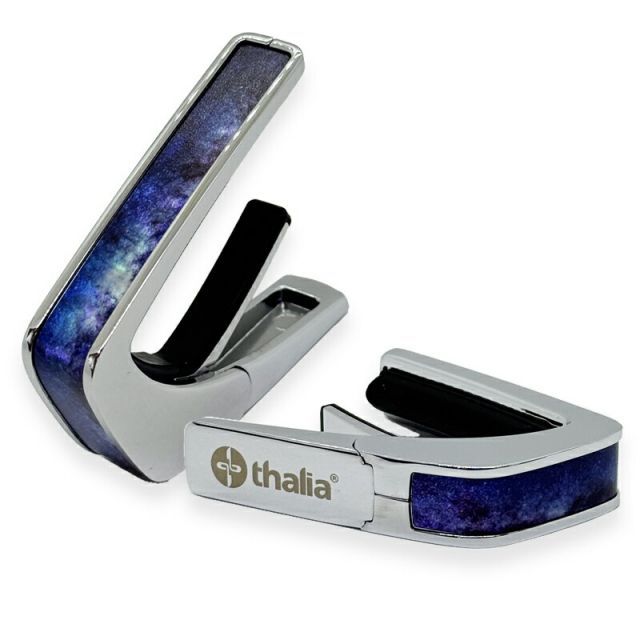 タリア カポ Thalia Capos DELUXE Series CH-P.MILKEYWAY / PEARL MILKY WAY Chrome ギター 12インチフレットパッド付属