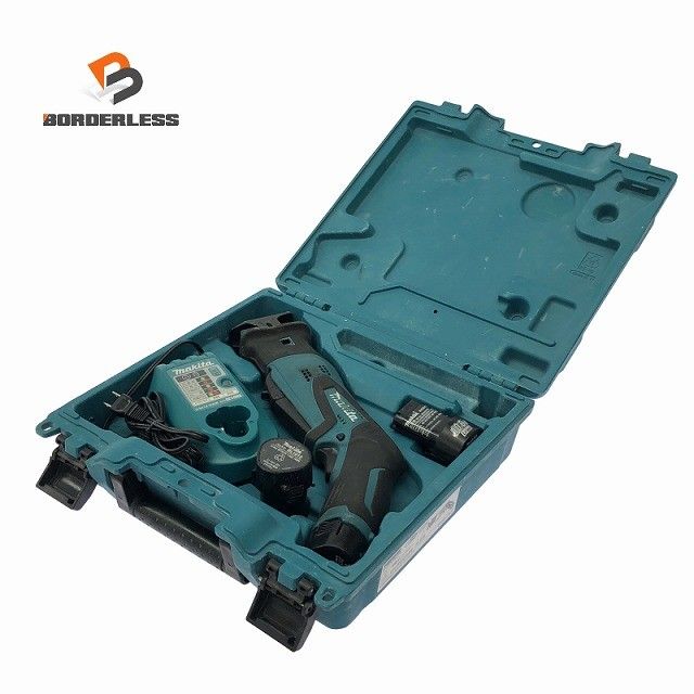 ☆中古品☆makita マキタ 10.8V 充電式レシプロソー JR101DW バッテリ3個(1.3Ah) 充電器 ケース付 コードレスセーバソー126978