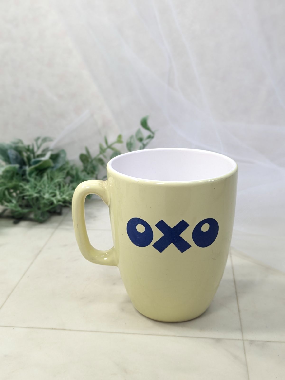 イギリス ヴィンテージ oxo スープストック 缶 箱 スプーン マグカップ 