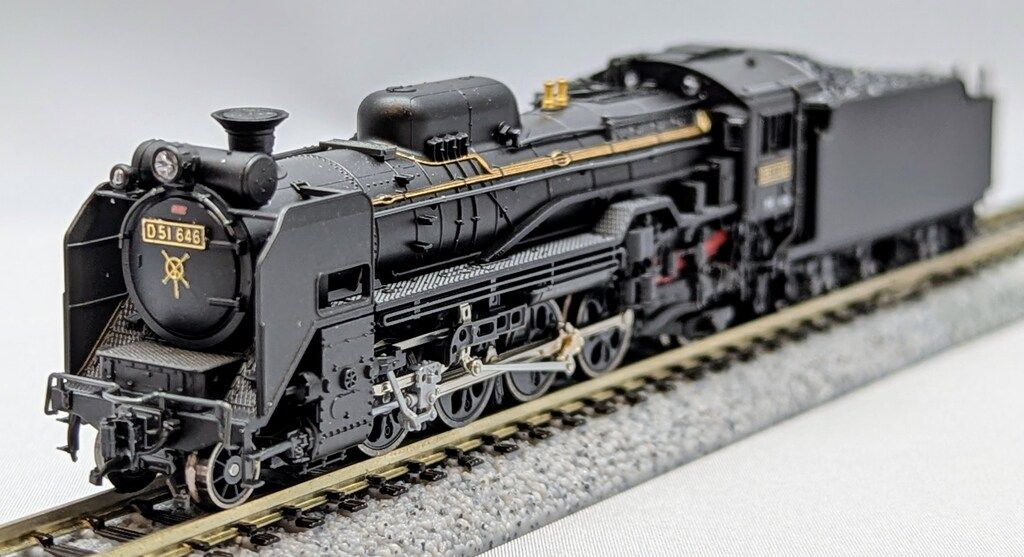 関水金属 KATO/京都駅店特製品 蒸気機関車 D51形646号機 シールドビーム副灯付 八王子機関区 KKB00259