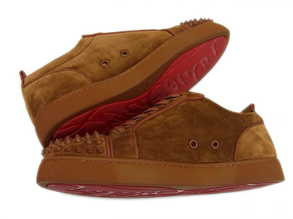 美品 定価16万◇Christian Louboutin スタッズ レザー スニーカー