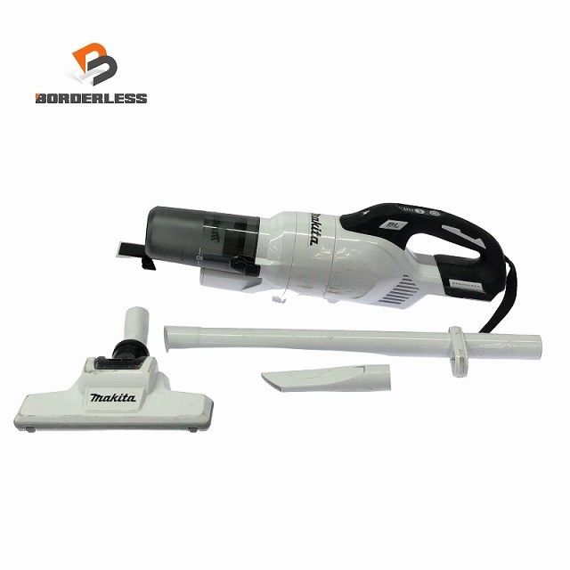 ☆中古品☆makita マキタ 18V 充電式クリーナー CL286FDZW 白/ホワイト 本体のみ サイクロン一体式 コードレス掃除機 内装127030