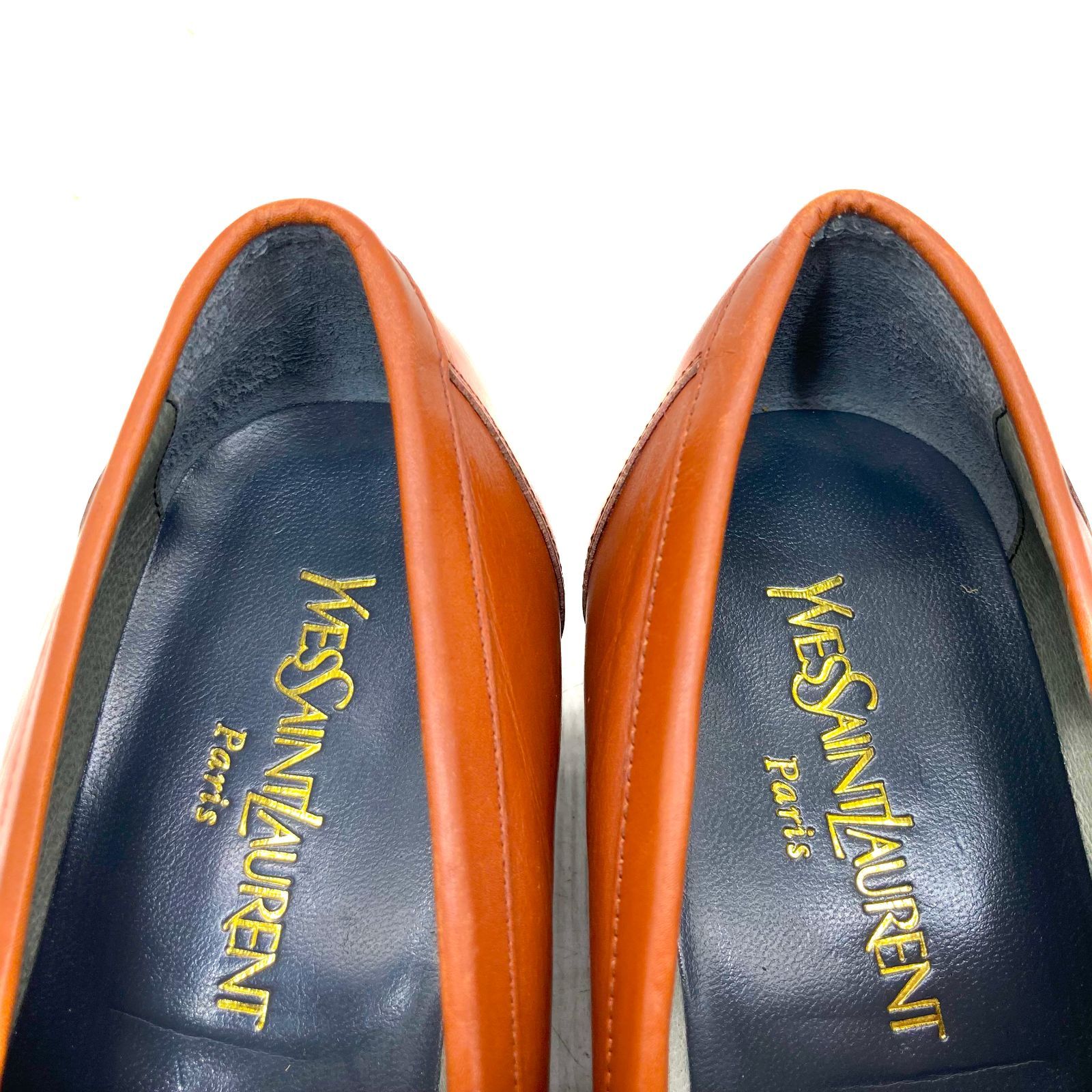 未使用・展示品】YVES SAINT LAURENT イヴサンローラン レザータッセル