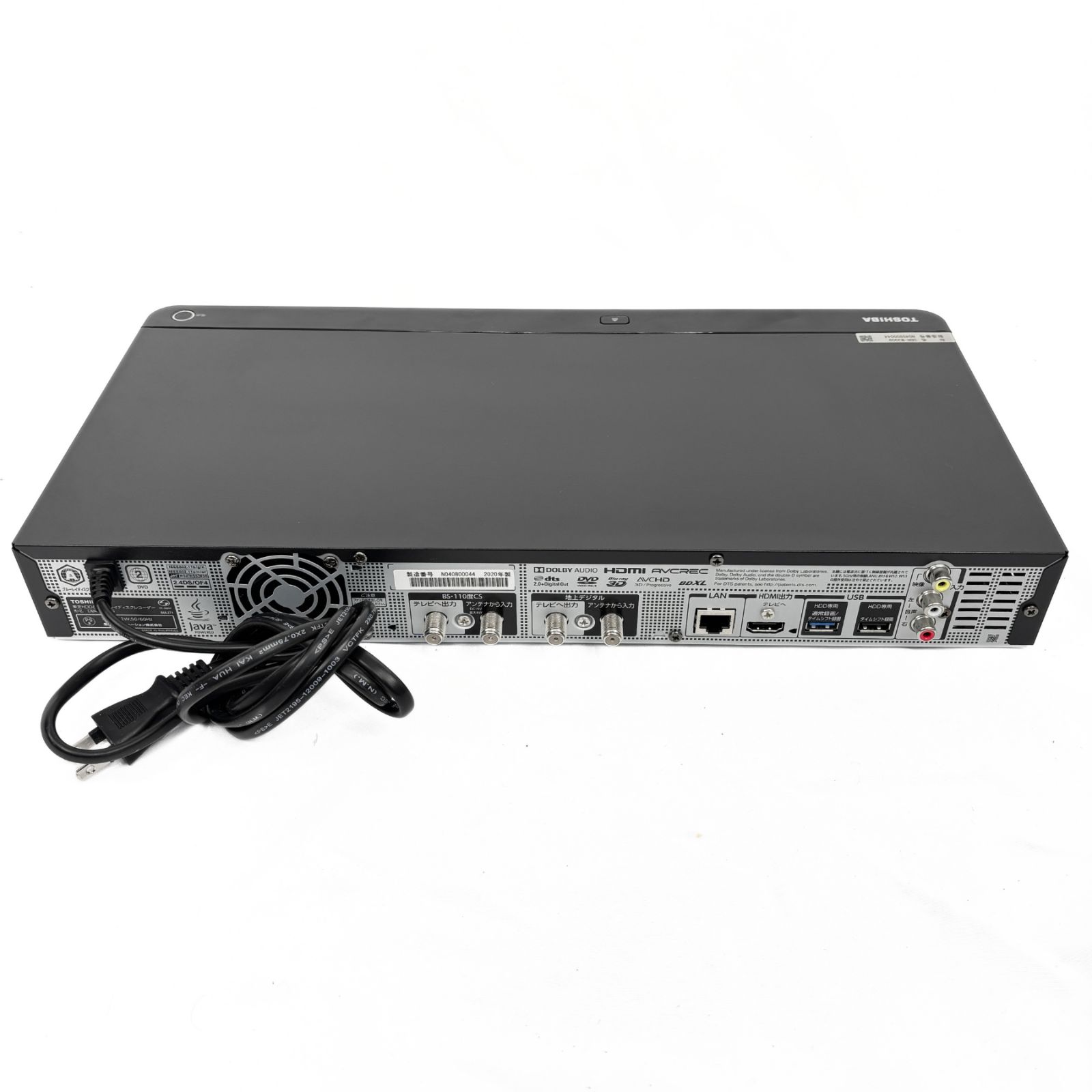 ④ 東芝　ブルーレイレコーダー DBR-M3009 2020年製 REGZA（レグザ） 東芝 REGZAタイムシフトマシン DBR-M3009 ブルーレイ