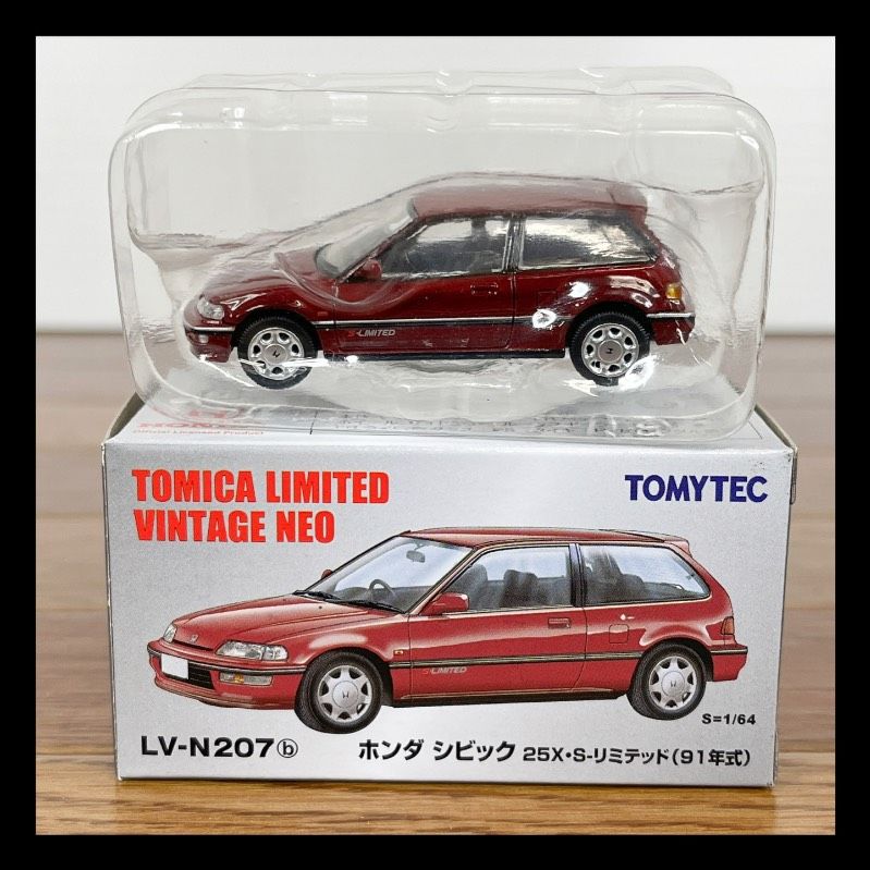 トミカリミテッド ヴィンテージネオ ホンダシビックVTi 25xセット トミカリミテッドヴィンテージネオ LV-N65b Honda シビック VTi