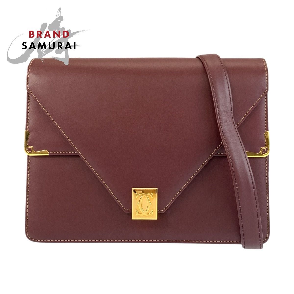 S de Cartier カルティエ マスト Wチェーン ショルダーバッグ org.jpg
