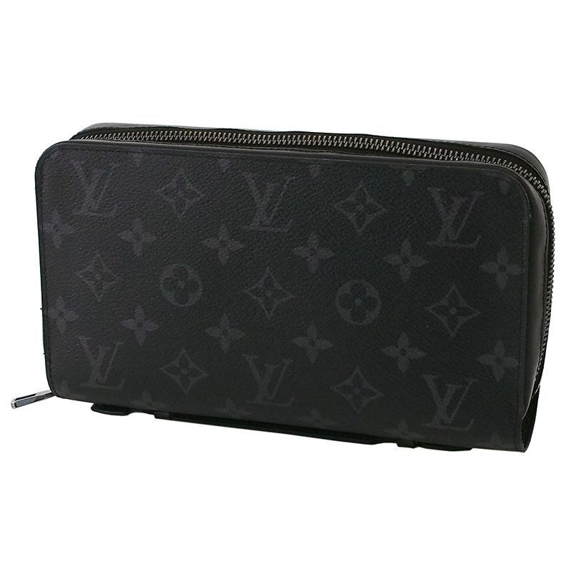 ルイヴィトン ジッピー XL エクリプス M61698 ブラック LOUIS VUITTON（ルイ・ヴィトン） （美品）ルイヴィトン ジッピーXL 長