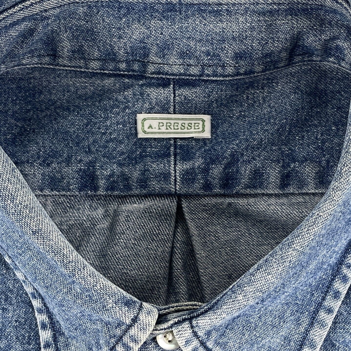A.PRESSE アプレッセ 22SS 22SAP-02-03H BD DENIM SHIRT ボタンダウン