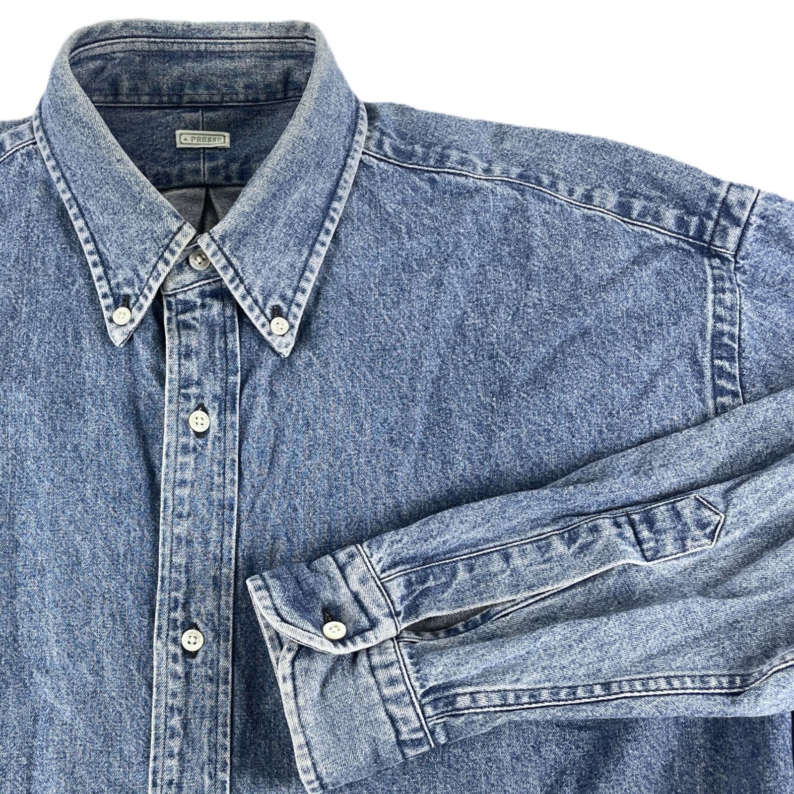 A.PRESSE アプレッセ 22SS 22SAP-02-03H BD DENIM SHIRT ボタンダウン
