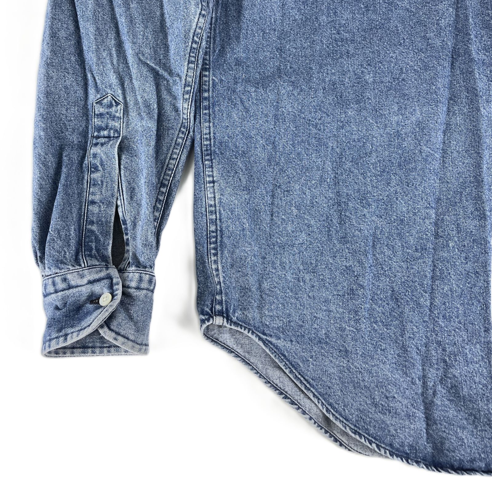 A.PRESSE アプレッセ 22SS 22SAP-02-03H BD DENIM SHIRT ボタンダウン 