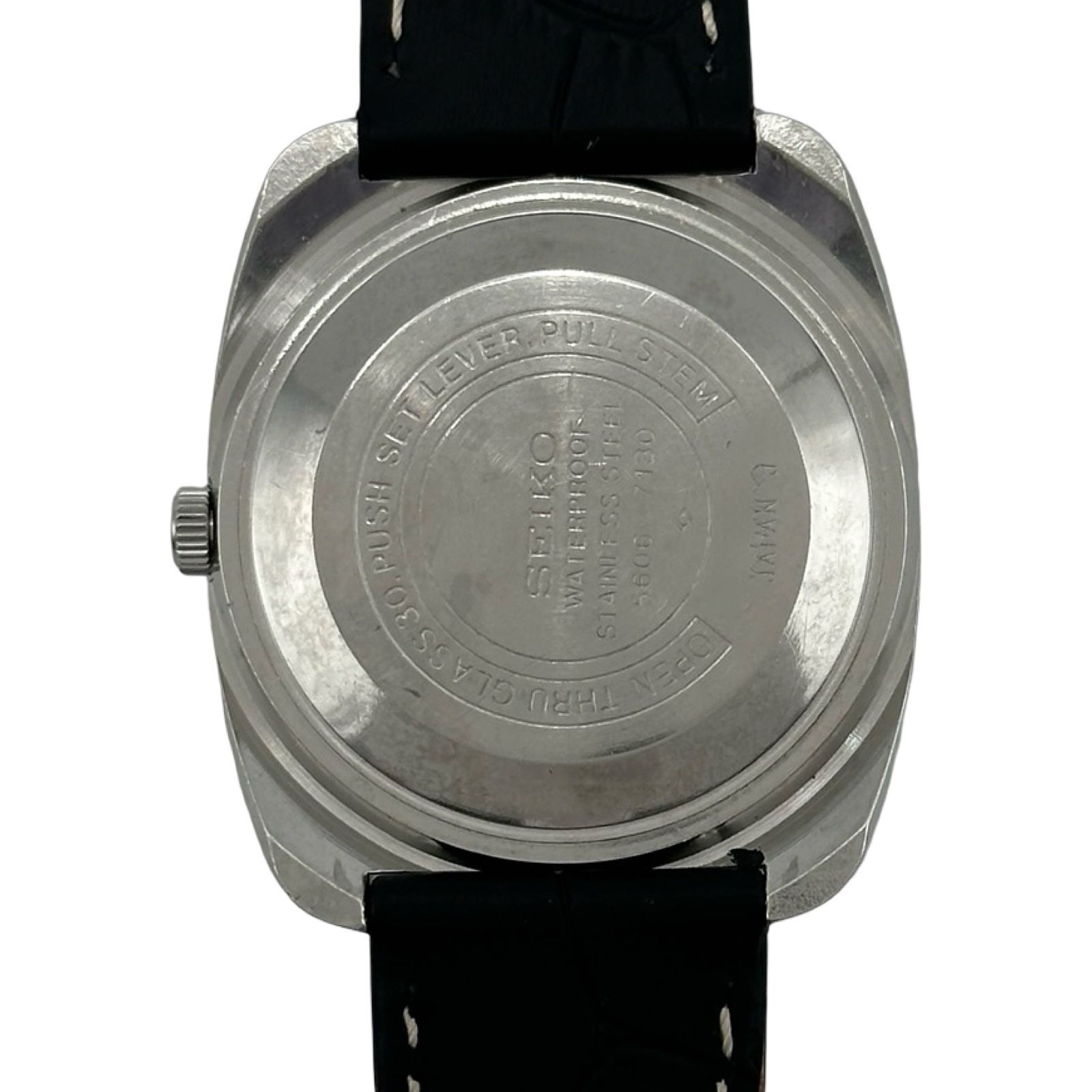 セイコー SEIKO ロードマチック 5606‐7130 シルバー ステンレス 
