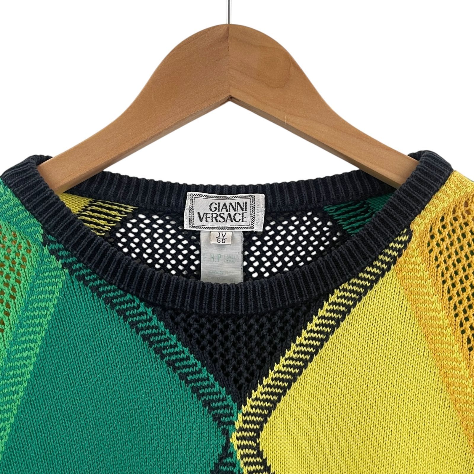 GIANNI VERSACE セーター ヴィンテージ　イタリー製　極美品 Gianni Versace ジャンニ ヴェルサーチ ニット セーター ヴィンテージ