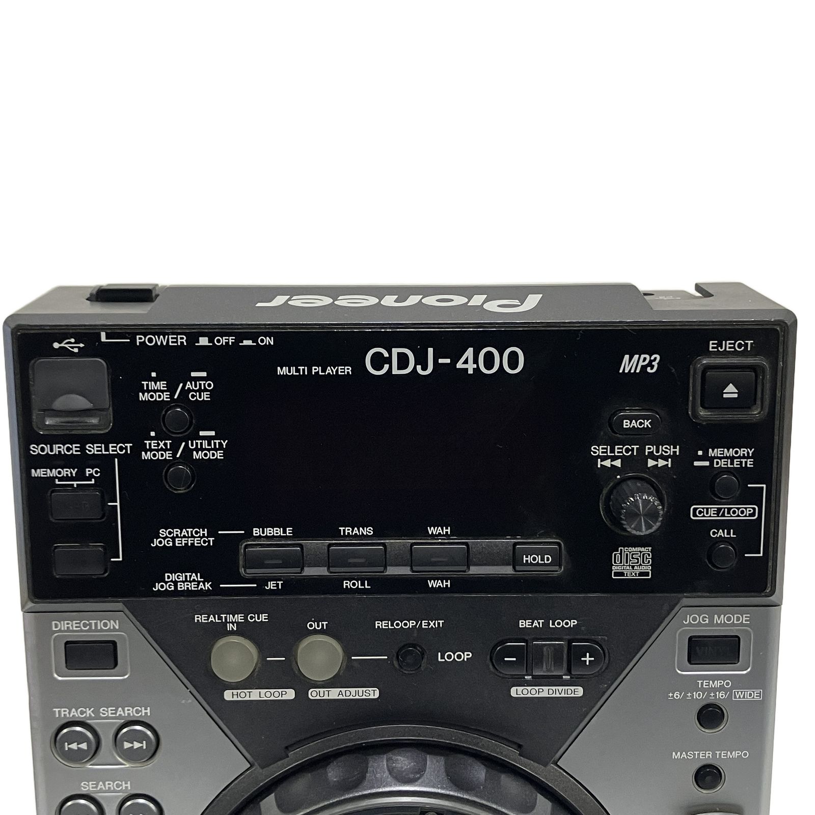 Pioneer CDJ-400 パイオニア スクラッチ CDプレーヤー 2008年製 中古