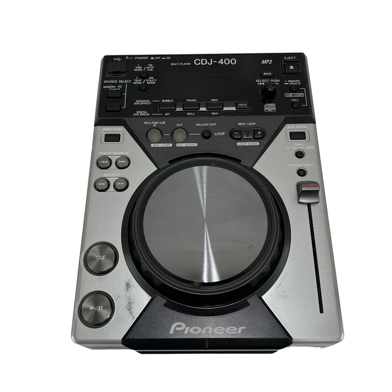 Pioneer CDJ-400 パイオニア スクラッチ CDプレーヤー 2008年製 中古