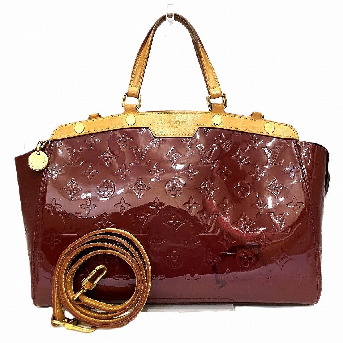 ルイ・ヴィトン LOUIS VUITTON ブレアMM ヴェルニ ハンドバッグ 