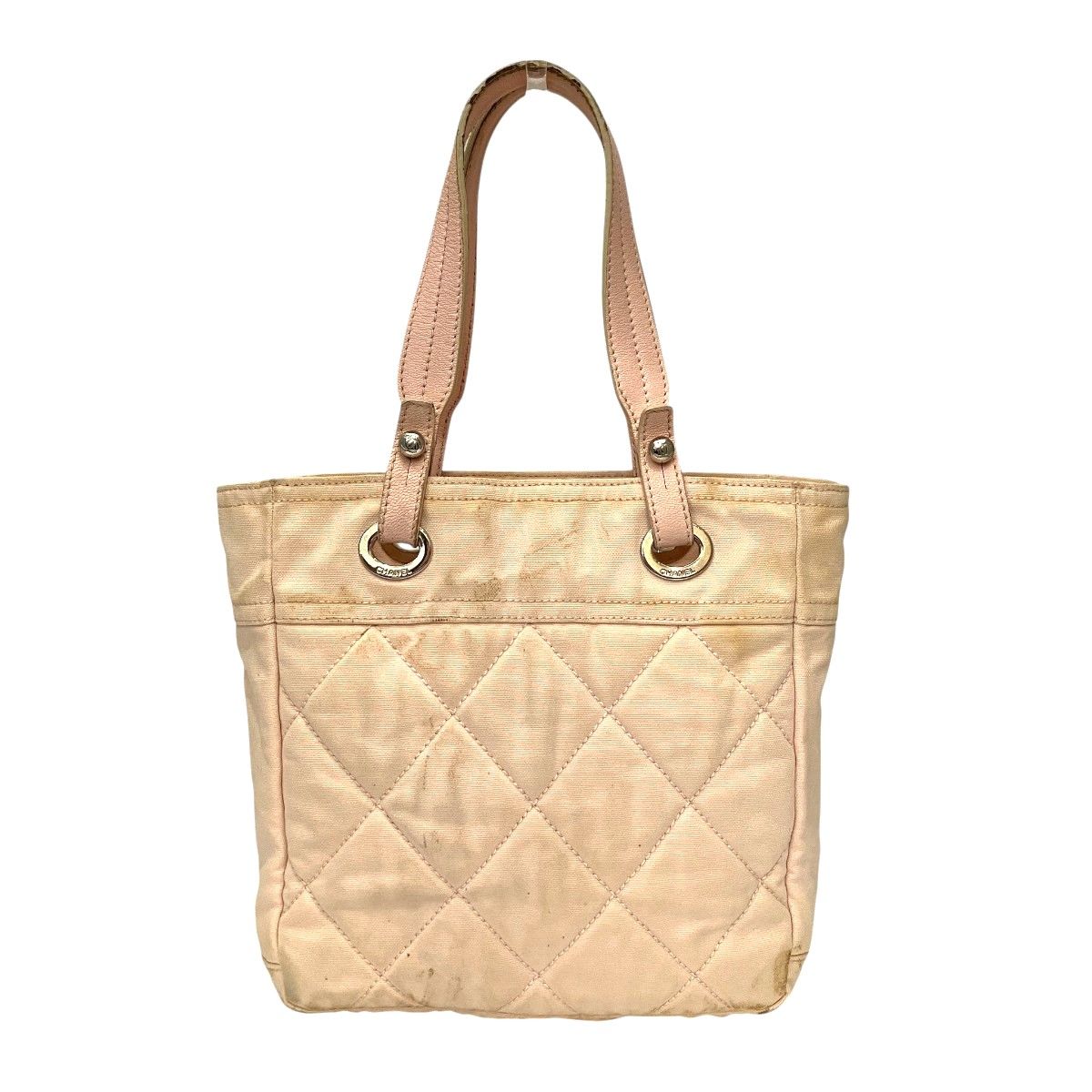 シャネル CHANEL パリビアリッツ トートバッグ キャンバス レディース