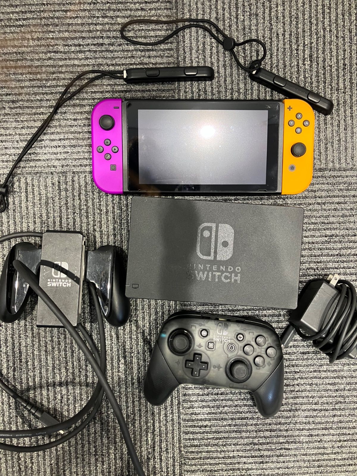 Nintendo Switch 本体セット プロコン付き すぐ遊べる - メルカリ