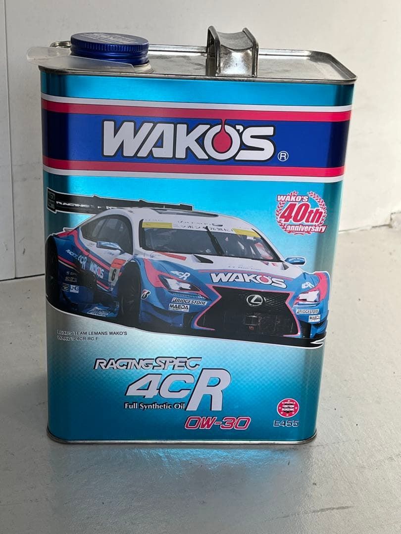 和光ケミカル｜ワコーズ｜ 4CR-30 0W30 エンジンオイル｜E455｜記念缶